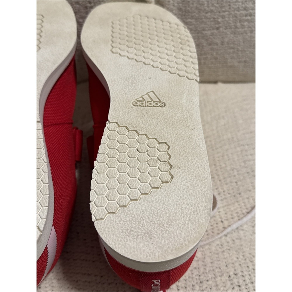 Adidas Powerlift 4 Japan EG5175 Weightlifting Shoes Men's Size 8 Red EUC - Picture 13 of 13